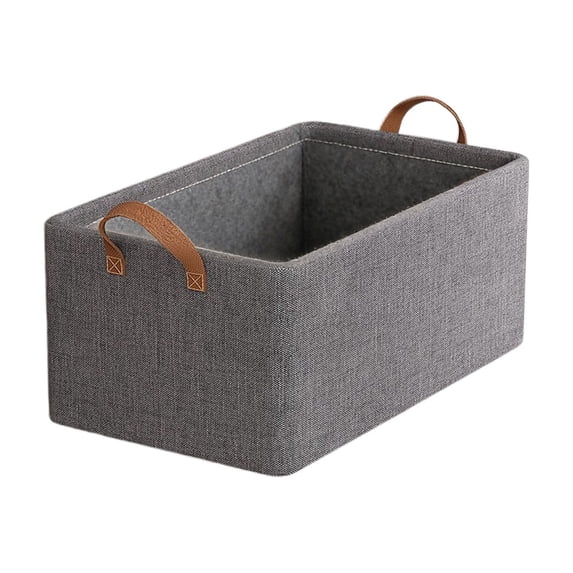 Ovzne Fabric Storage Box – Compartmentalized Organizer For Clothes Small Items