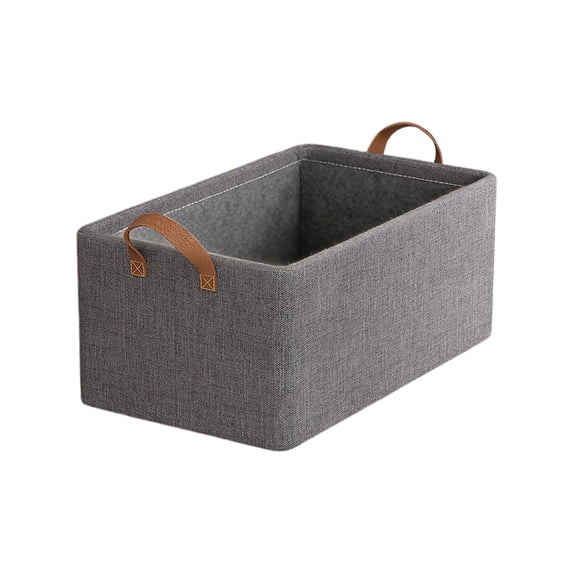Ovzne Fabric Storage Box – Compartmentalized Organizer For Clothes Small Items