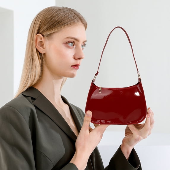Ovzne Fashion Casual Women's Shoulder Bag - 24X16X7Cm Pu Handbag, Messenger Bag Wallet In One, Adjustable Strap For Work, Dating, Shopping Travel