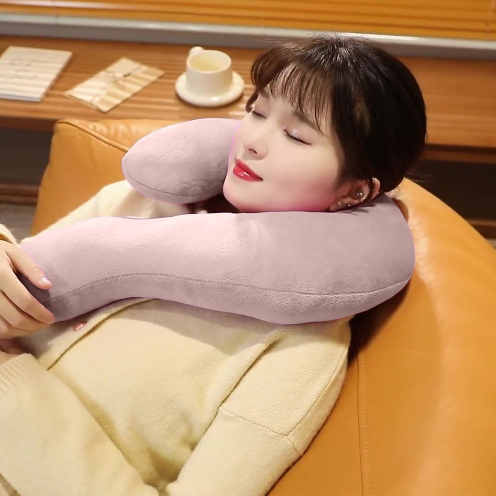 Ovzne Funny Question Mark Shaped Pillow Soft Velvet Decorative Throw Pillows Question Mark Neck Pillow Unique Chair Cushion Home Decoration Plush Pillow 21.7 14.6 Walmart