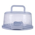 thumbnail image 1 of Ovzne Gyedtr Plastic Cake Stands, Transparent, 1 of 2
