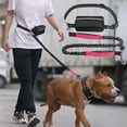 thumbnail image 1 of Ovzne Hands Free Dog Leash With Zipper Pouch - 2 Shock-Absorbers, Tear-Resistant Nylon, Soft Padded, 1 of 3