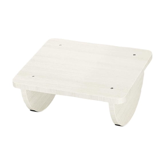 Ovzne Height-Adjustable Wooden Footrest – Ergonomic Rocking Footstool for Office, Desk Sofa Use