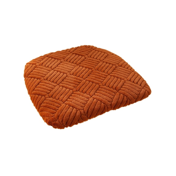 Ovzne Horseshoe Plush Chair Cushion – Thick Warm Non-Slip Seat Pad For Dining Chairs Winter Comfort