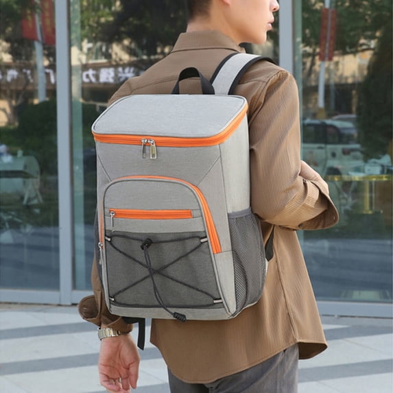 Ovzne Insulated Cooler Backpack Leak Proof Large Capacity Thermal Backpack for Outdoor Camping Beach Travel Picnic Ice Chest Use