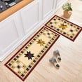 thumbnail image 1 of Ovzne Kitchen Floor Mats, Abstract Strip 2 PCS Anti Fatigue Area Runner Rugs Set Aesthetic Non-Slip Bathroom Comfort Standing Mat Home Decor, 1 of 2