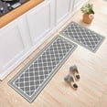 thumbnail image 1 of Ovzne Kitchen Rugs Area Rug Machine Washable Modern Solid Design Non-Slip Rubberback Traditional Runner Rug for Hallway, Kitchen, Bedroom, Entryway on, 1 of 2