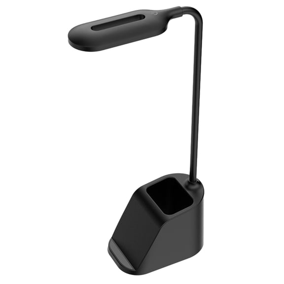 Ovzne LED Smart Desk Lamp – 15W Wireless Charging + Pen Holder, Eye-Caring Study Light for Students Professionals