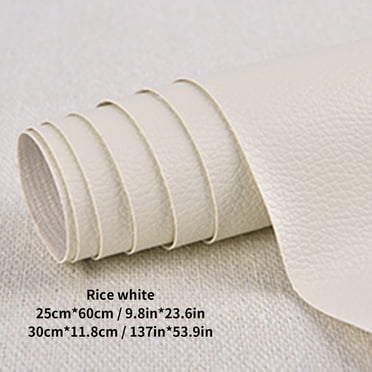 Leather Repair Patch Tape Light Beige 3" X 61" Self-Adhesive Repair Kit For Furniture & Car Seats