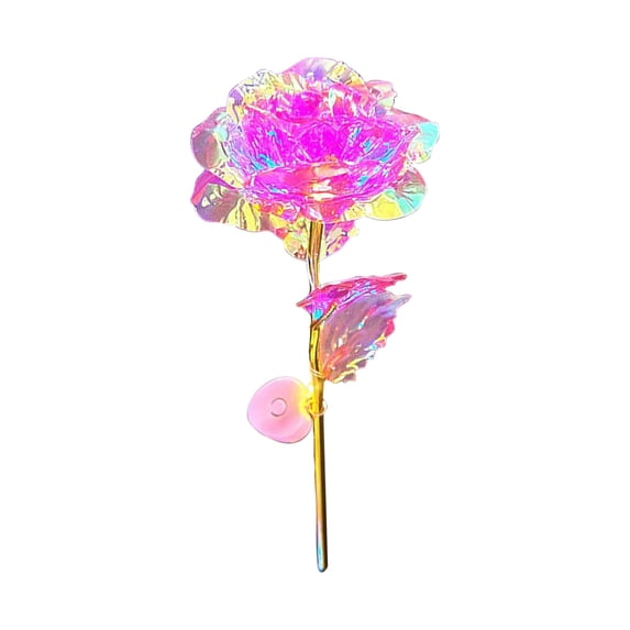 Ovzne Luminous Artificial Rose – Color-Changing Led Flower For Valentine’S Gift Home Decor