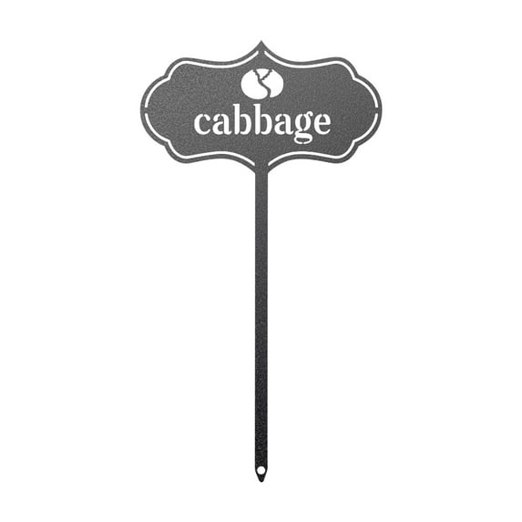 Ovzne Metal Garden Stakes & Markers - 11X6In Stainless Steel Fruit/Vegetable Tags For Indoor/Outdoor Pots, Stylish Reusable Plant Labels