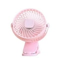 thumbnail image 1 of Ovzne Mini Quiet Desk Fan, USB Rechargeable Battery Operated Clip on Fan, USB Desk Fan, Portable Personal Small Fan For Desk, Office,Golf Cart Pink, 1 of 6