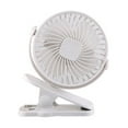 thumbnail image 1 of Ovzne Mini Quiet Desk Fan, USB Rechargeable Battery Operated Clip on Fan, USB Desk Fan, Portable Personal Small Fan For Desk, Office,Golf Cart White, 1 of 6