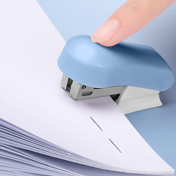 Ovzne Mini Stapler For Students – Labor-Saving Binding Machine With 26/6 Staples (Included), 2.36×1.77×1.06 Inches