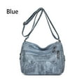 thumbnail image 1 of Ovzne Multi Functional Large Capacity Shoulder Bag - Washed Leather, Fashionable Mom Bag With Adjustable Straps, 1 of 2