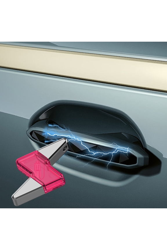 Multifunctional Car Dead Electricity Discharge Keychain - 8.3Cm (3.27In) Blue Alloy, Portable Anti-Static Keychain For Cars, Dead Charge Elimination Tool, Stylish Key Accessory