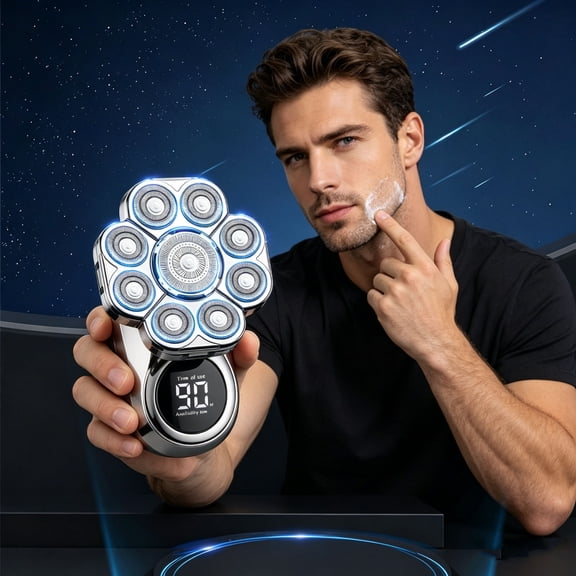 Ovzne Multifunctional Hair Clipper & Shaver Kit, USB Rechargeable Waterproof Grooming Set