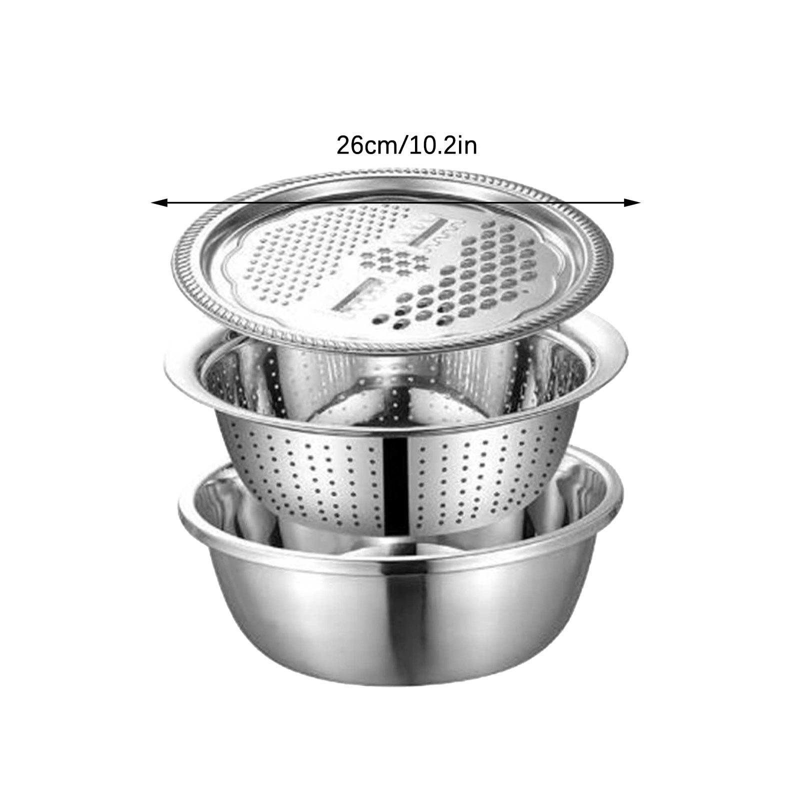 Ovzne Multifunctional Stainless Steel Basin 2024 New Colander