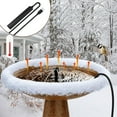 thumbnail image 1 of Ovzne Outdoor Bath Heater - 5W USB Deicer with 48in Cord, 3.1x1.2 Inches PVC Heating Rod for Patio Yard Baths, Fish Tanks, Constant Temperature Control, 1 of 6