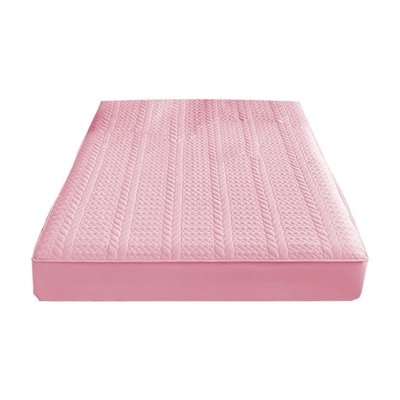 Ovzne Quilted Bed Sheet Mat, Warm and Breathable in Winter, Non slip