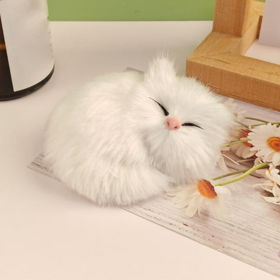 Ovzne Realistic Sleeping Stuffed Toy – Cute Figurine With Lifelike Design, Soft Safe Material, Interactive Sound Feature, Ideal For Collection Gifts, Versatile For Beds, Shelves