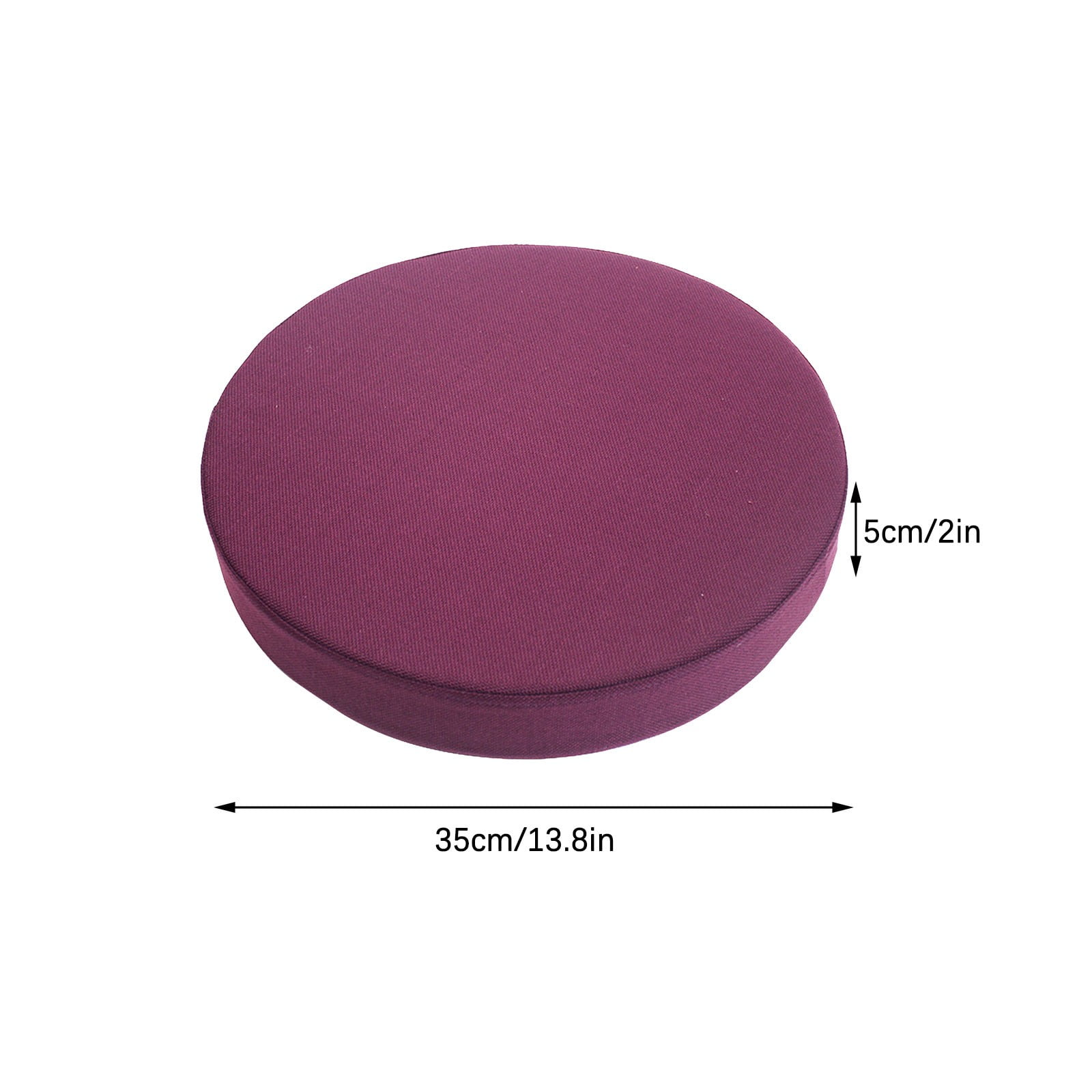 Ovzne Round Seat Cushion 14 inch Thicken Solid Color Reversible Chair Pad Soft Kitchen Home Office Garden Dining Chairs Stools Pillow Circle Walmart