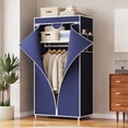 thumbnail image 1 of Ovzne Simple Cloth Wardrobe – Freestanding Storage Cabinet For Bedroom Home, 1 of 6