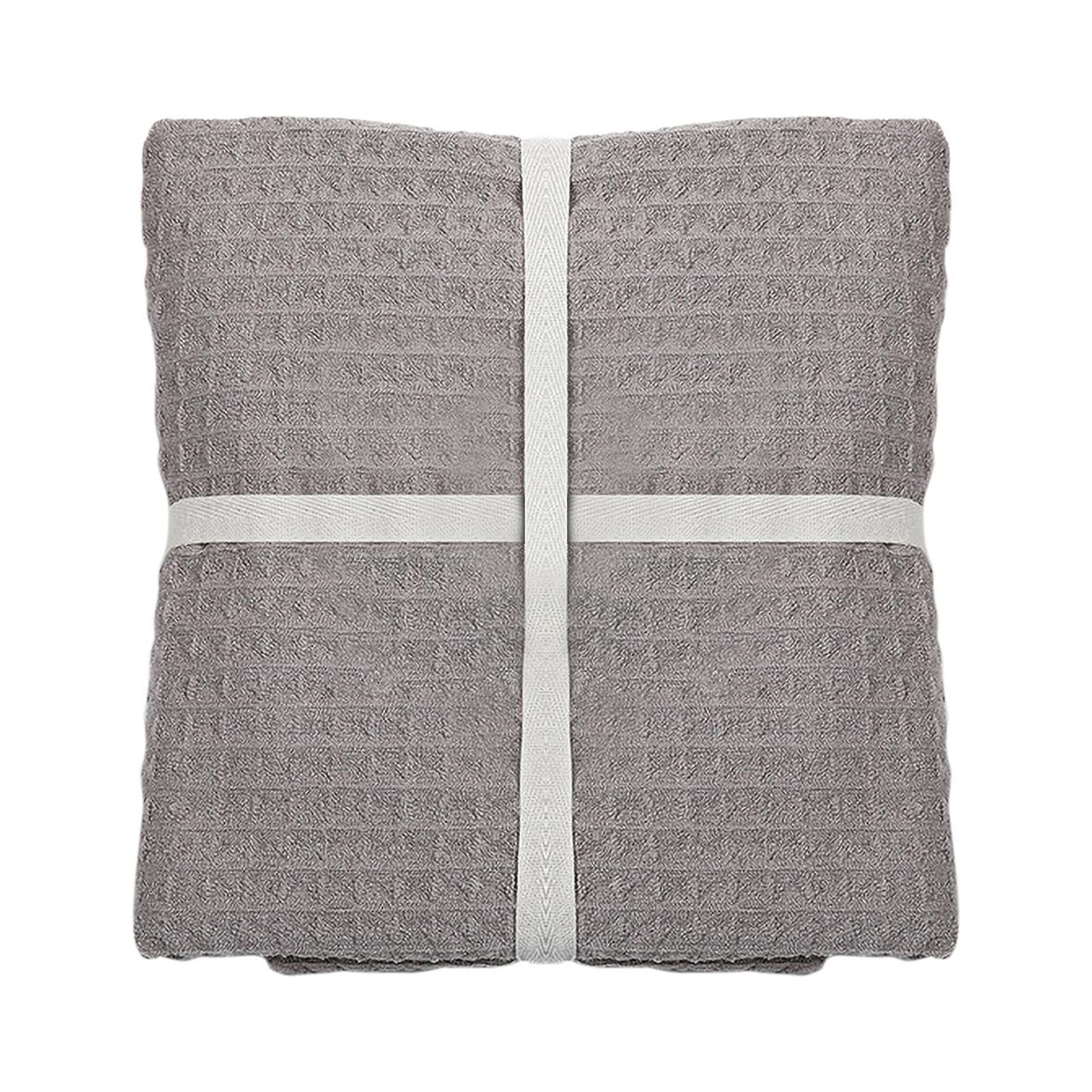 Ovzne Super Absorbent Breathable Waffle Bath Towel, Waffle Bath Towel ...