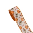 thumbnail image 1 of Ovzne Thanksgiving Wired Ribbon Pumpkin Maple Leaf Fall Decor, 1 of 6