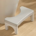 thumbnail image 1 of Ovzne Toilet Stool Footrest – 8.26 X 7 X 6.7 Inches Squatting Booster, Ergonomic Bathroom Footstool With Non-Slip Design, 1 of 3