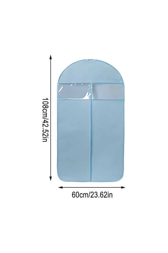 Transparent Garment Bag – Clear Wardrobe Cover For Coats,Suits Dresses