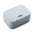 thumbnail image 1 of Ovzne Travel Soap Dish Box - 11X8X5Cm Plastic Soap Case, Portable For Home Travel, 1 of 1