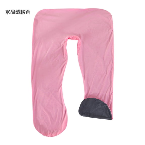 Ovzne U-Shaped Maternity Pillow Cover – Washable,Removable Ultra-Soft For Pregnancy Recovery