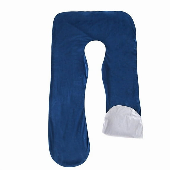 Ovzne U-Shaped Maternity Pillow Cover – Washable,Removable Ultra-Soft For Pregnancy Recovery
