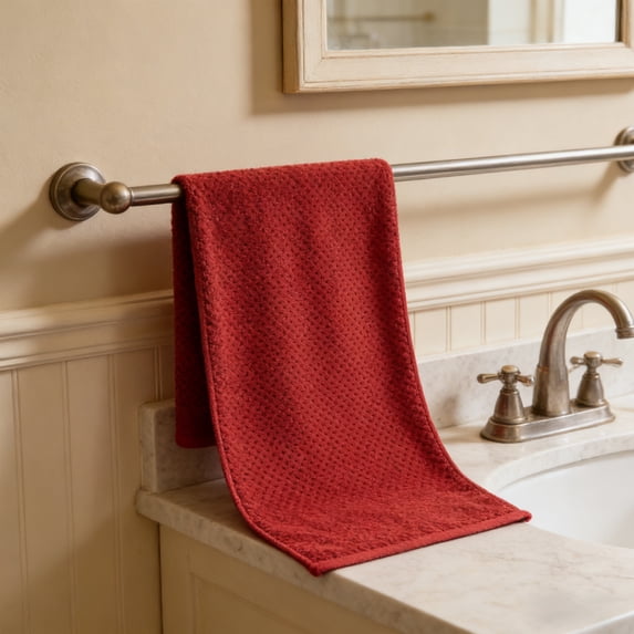 Ovzne Ultra Soft Waffle Weave Bath Towel Absorbent Quick Dry Bathroom Towel for Hotel Spa