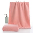 thumbnail image 1 of Ovzne Velvet Plain Face Towel (30x60cm, 50g), Soft Absorbent Fleece Towel for Face Wash/Cleansing/Makeup Removal, Gentle on Skin, 1 of 4