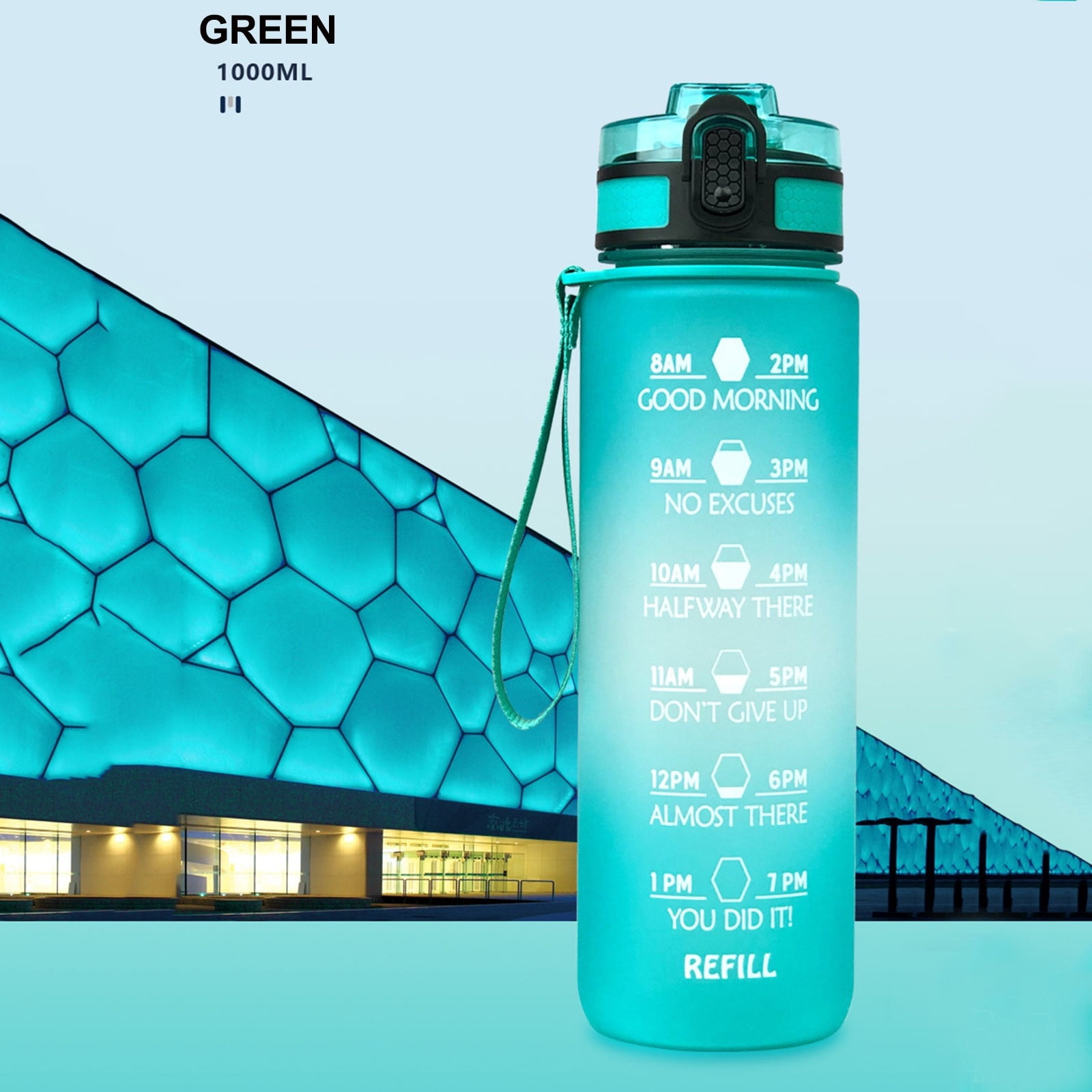 Ovzne Water Bottles For School, Bpa Free Outdoor Sports Water Bottle