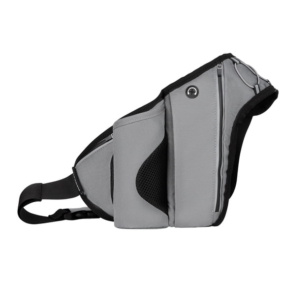 Ovzne Water Resistant Waist Pack with Bottle Holder, Adjustable Strap, Multi-Pocket for Running, Hiking Outdoor Sports