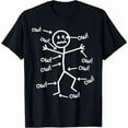 thumbnail image 1 of Ow Ow Ow Funny Scream Character Graphic Tee Unisex T-Shirt, 1 of 7