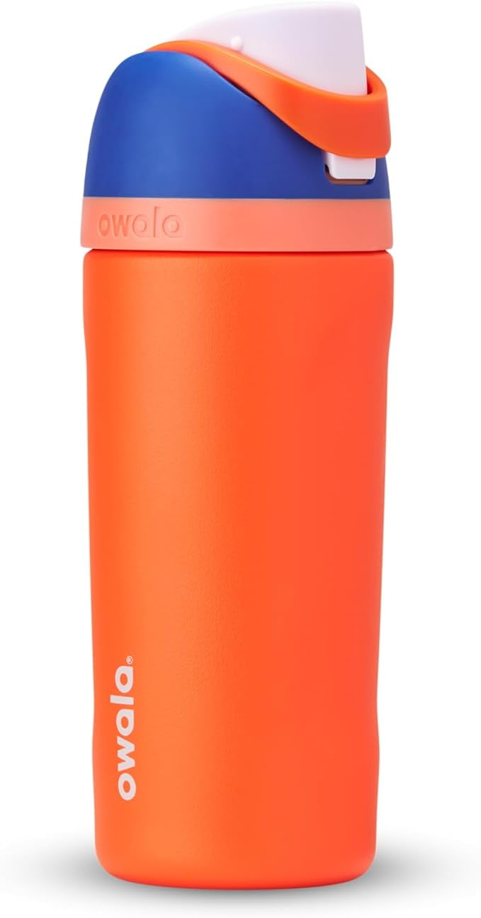 Owala 16oz Kid's FreeSip Stainless Steel Water Bottle, Misty Horizon - Walmart.com Owala 16oz Kid's FreeSip Stainless Steel Water Bottle, Misty Horizon - Walmart.com