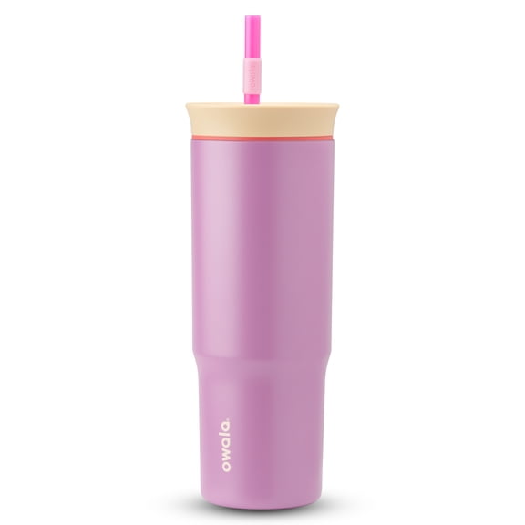 Owala 24-oz Stainless Steel Insulated Straw Tumbler - Smell the Roses