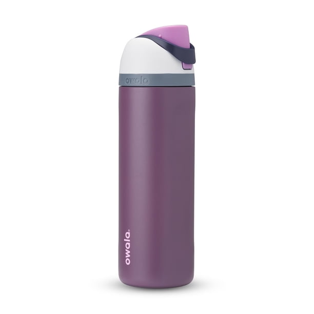 Owala FreeSip Stainless Steel Water Bottle, 24oz, Wacky Wildberry
