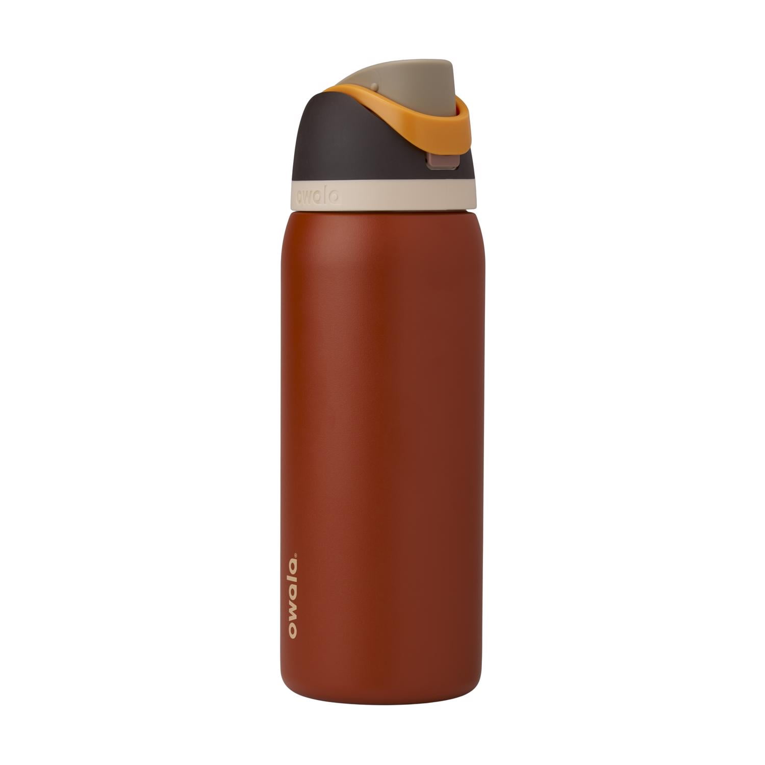 Owala FreeSip 24 fl. oz. Tan BPA Free Muddy Buddy Water