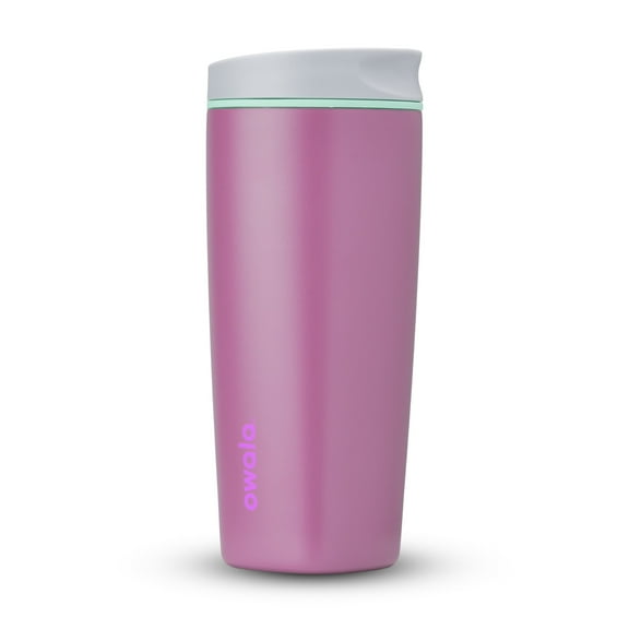 Owala SmoothSip Stainless Steel Coffee Tumbler, 20oz, Plum Perfect