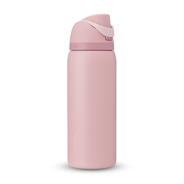 Owala FreeSip Stainless Steel Water Bottle, 32oz, Rose Quartz