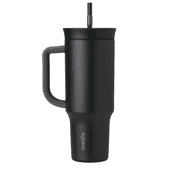 Owala Stainless Steel Tumbler, 40oz, Black