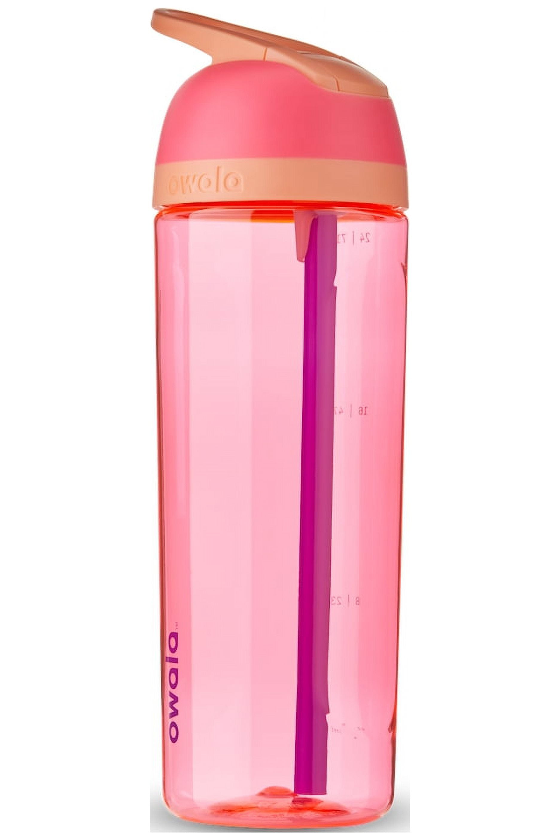 Owala Flip 25 oz Tritan Water Bottle Pink Hyper Flamingo with