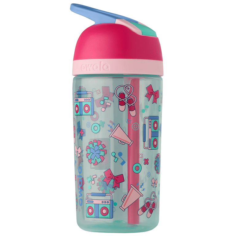  Owala Kids Flip Insulation Stainless Steel Water Bottle with  Straw, Locking Lid Water Bottle, Kids Water Bottle, Great for Travel, 14  Oz, Teal and Pink: Home & Kitchen
