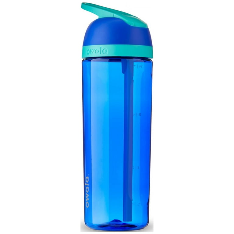 Owala Flip Water Bottle Tritan, 25 Oz., Smooshed Blueberry Blue 