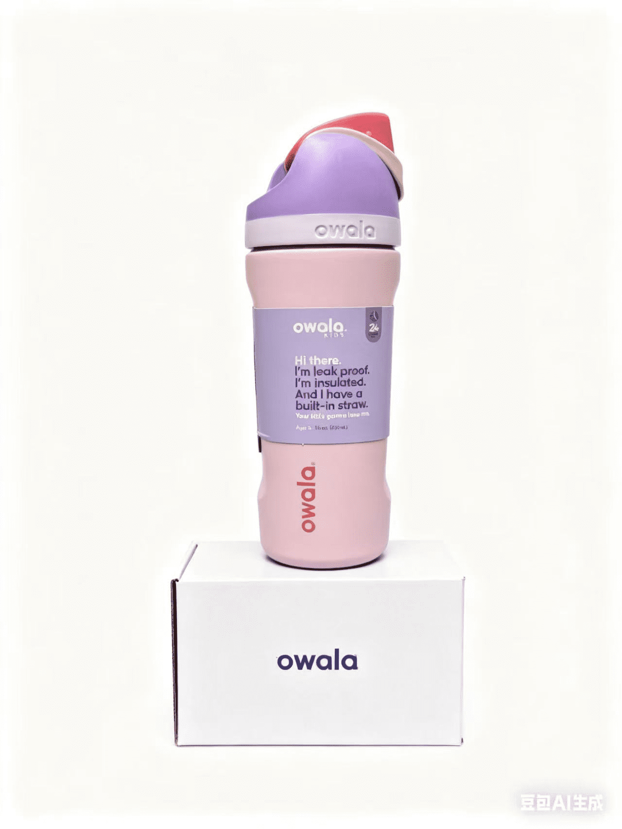 Owala FreeSip 16 oz Stainless Steel Water Bottle - Blossom Bunny